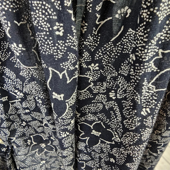 Isabel Marant Etoile Lalia Floral Pintuck Boho Prairie Blouse Black Size 40 - Picture 14 of 16